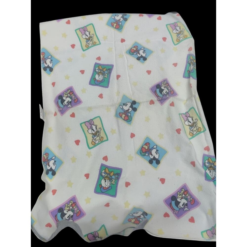 Vintage Disney Babies cotton receiving blanket